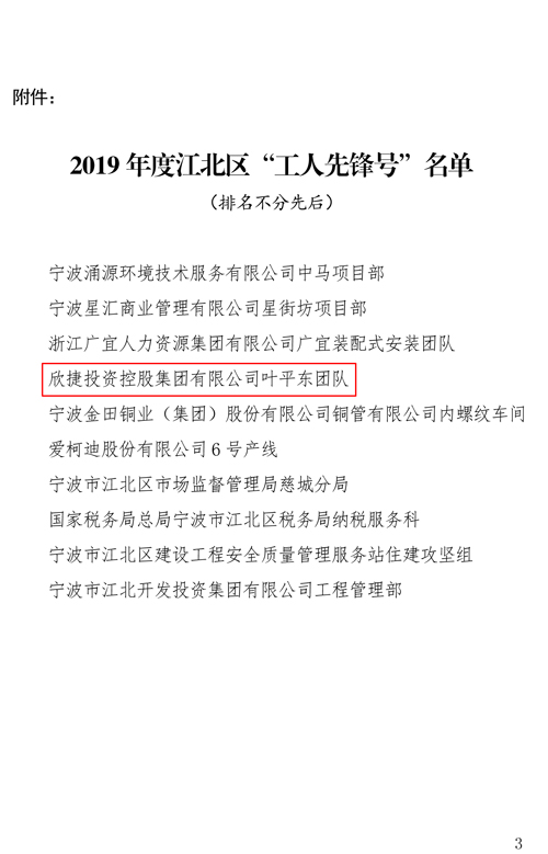 1589502157309532.jpg tpyrced_北(běi)區(qū)總工(gōng)〔2020〕15号 甯波市(shì)江北(běi)區(qū)總工(gōng)會(huì)關于表彰2019年(nián)度江北(běi)區(qū)“工(gōng)人(rén)先鋒号”的(de)通(tōng)報(bào)-3.jpg